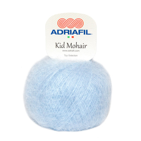 Kid Mohair 09 Ljós blár.