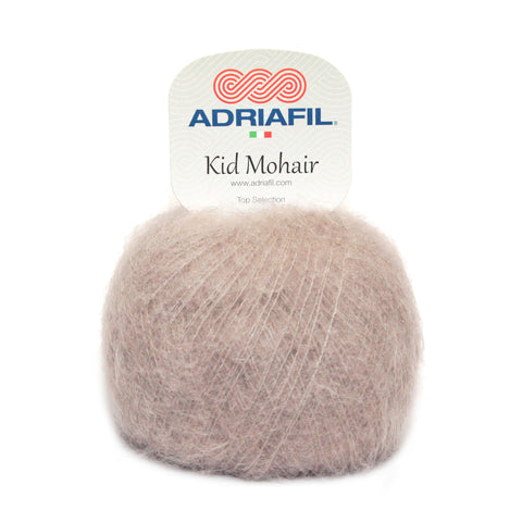 Kid Mohair 74 Ljós drappað.