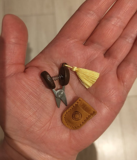 Cohana bean scissors 3.5 cm - Gray