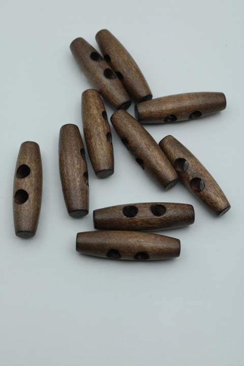 Best buttons made of wood edges 45 mm.