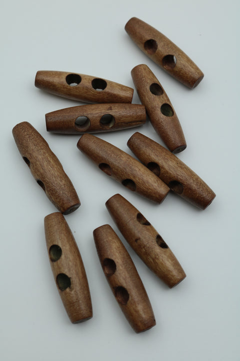 Best buttons made of wood edges 45 mm.