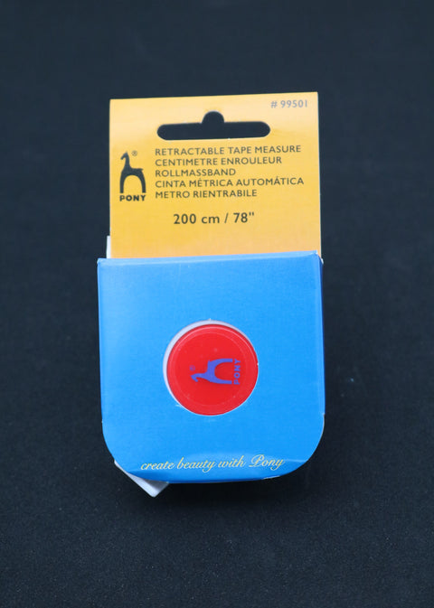 Pony retractable tape measure 200 cm.