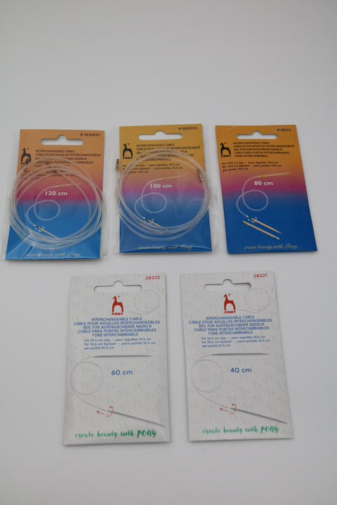 Pony extra cords for the 10.5 cm needle sets