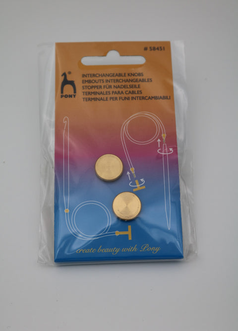 Pony tail knots fit.