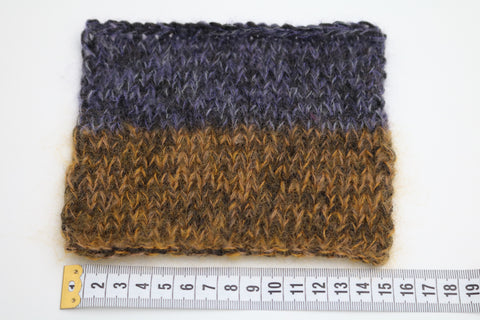 Sýnishorn - 100% Merinoull og tvöfalt Kid Mohair - Prjónaprufa