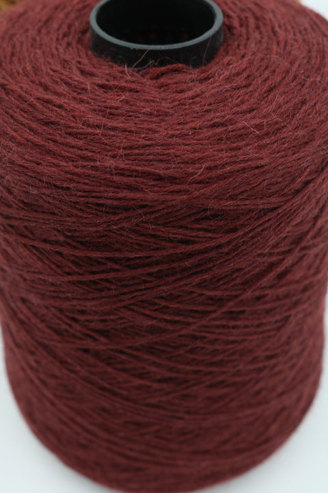 Ítölsk 100% Merinoull 50 gr. - Rauðbrúnn