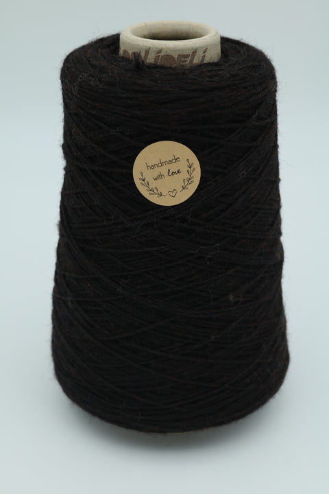 Italian 100% Merino wool 230 gr. - Coffee brown