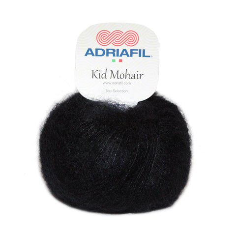 Kid Mohair 01 Svart.