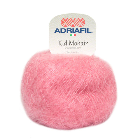 Kid Mohair 04 Djúp bleikur.
