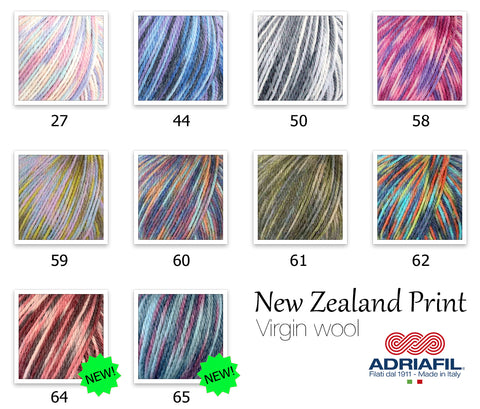 New Zealand Print 75% ull 100 gr. litur 58