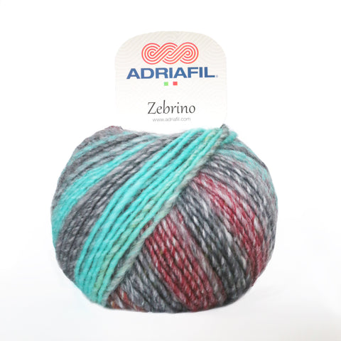 Zebrino Marled garn 50 gr. litur 72