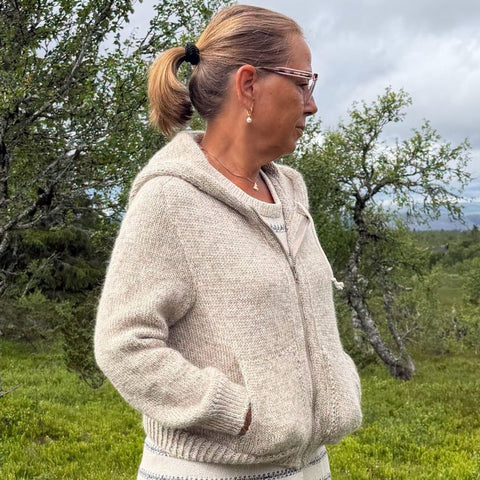 Baldo - Alpakka og Merino blanda - frá 25 gr. Beinhvítt