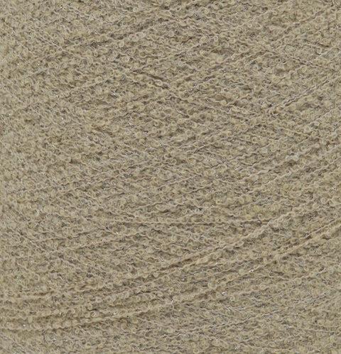 Merino Glimmer fylgiþráður 25 gr. Ljósbrúnn