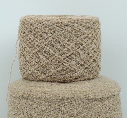 Merino Glimmer fylgiþráður 25 gr. Ljósbrúnn