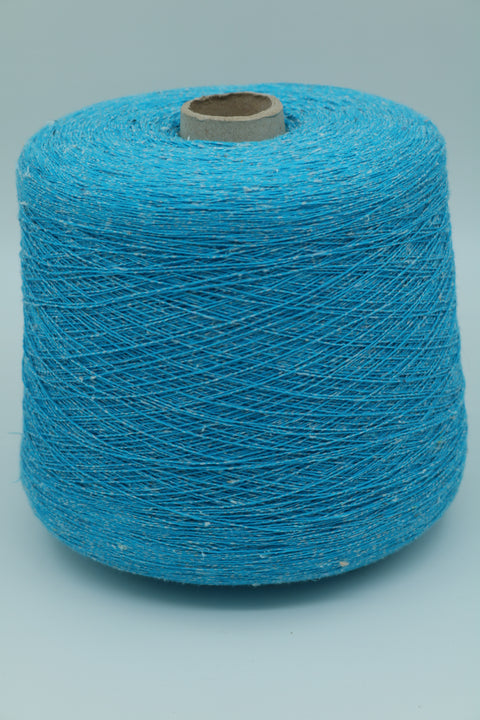 Denimgum bómull/pólýester fylgiþráður - 25 gr. Turkisblár