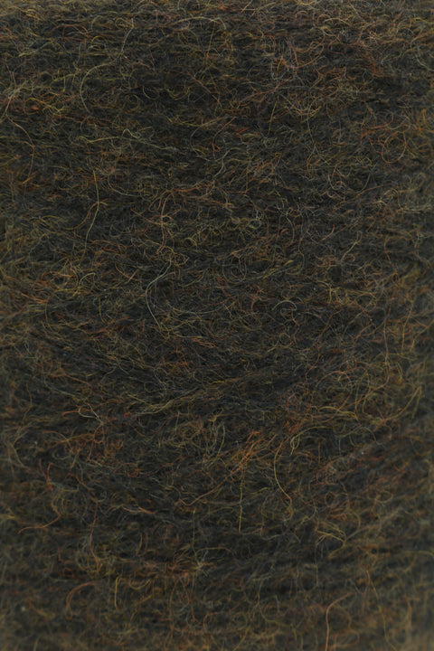 QORI - Blásið Alpakka - eitt og sér eða sem fylgiþráður - Brúnn - 25 gr.