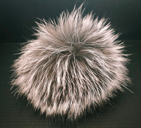 Dúskar ekta refaskinn með smellu 5 litir 13-16 cm.