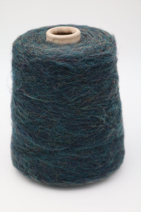 Brushed Mohair 25 gr. - Petrol blue