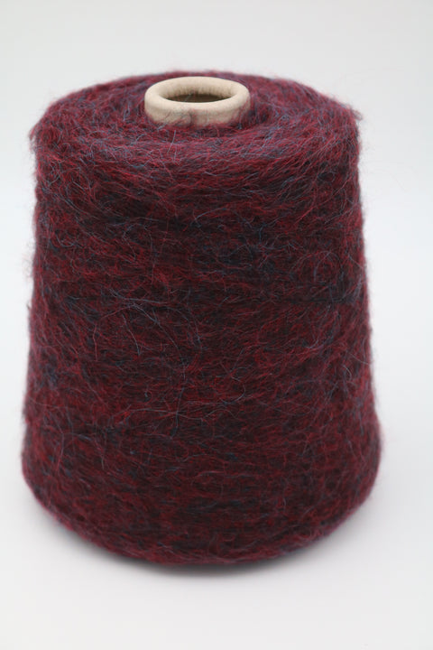 Brushed Mohair 25 gr. - Burgundy