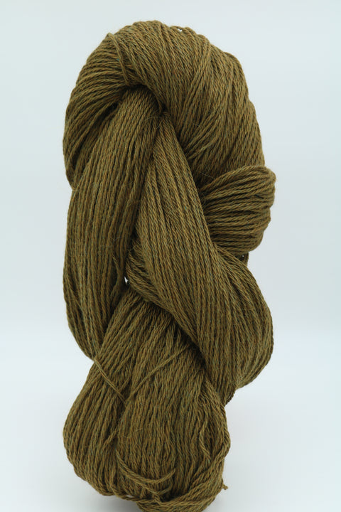 Baby Alpakka Suri - 80% Baby Alpakka og 20% Suri Alpakka - 250 gr. Nr.35 - Veiðigrænn.