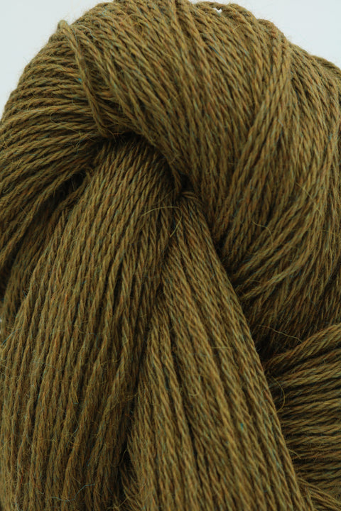 Baby Alpakka Suri - 80% Baby Alpakka og 20% Suri Alpakka - 250 gr. Nr.35 - Veiðigrænn.