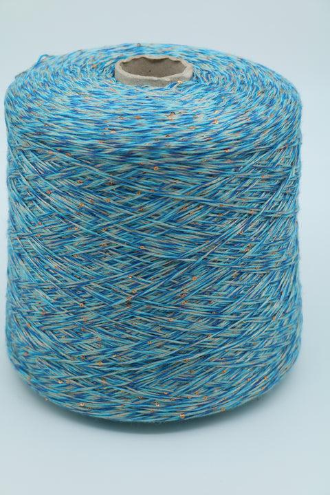 Palliettugarn - 55% Bómull 45% Polýester - Nr.34 - 50 gr.