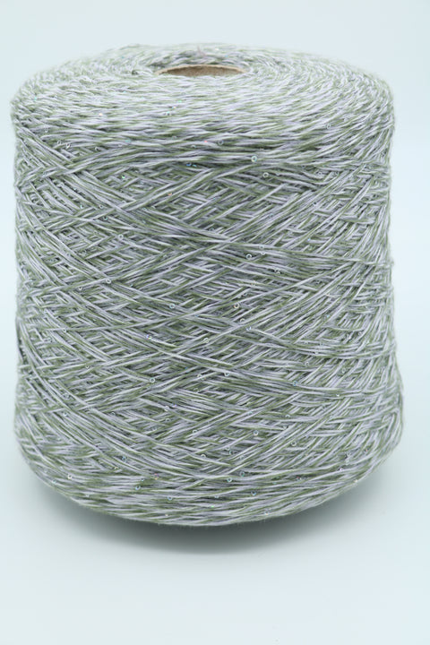 Palliettugarn - 55% Bómull 45% Polýester - Nr.12 - 50 gr.