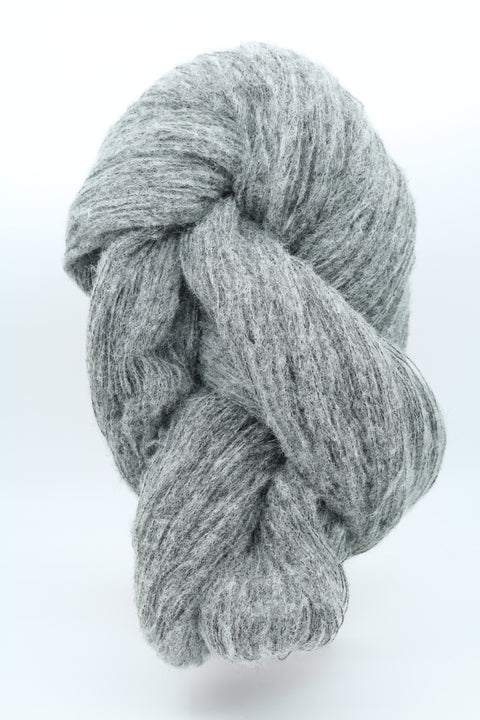 Sveitagarn - Mohair, Merino, Alpakka og Nælon - 250 gr. Ljós grár
