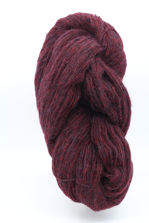 Sveitagarn - Mohair, Merino, Alpakka og Nælon - 250 gr. Vínrauður