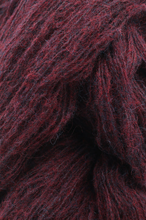 Sveitagarn - Mohair, Merino, Alpakka og Nælon - 250 gr. Vínrauður
