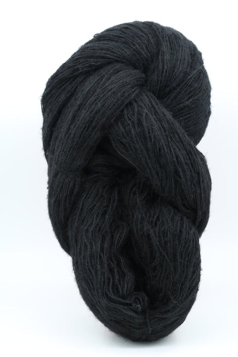 Sveitagarn - Mohair, Merino, Alpakka og Nælon - 250 gr. Svart.