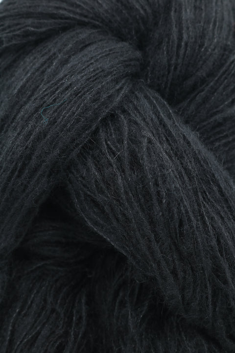 Sveitagarn - Mohair, Merino, Alpakka og Nælon - 250 gr. Svart.