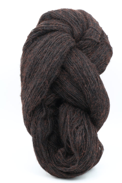 Sveitagarn - Mohair, Merino, Alpakka og Nælon - 250 gr. Kaffibrúnn