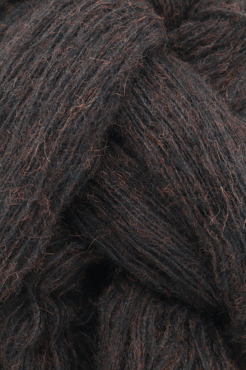 Sveitagarn - Mohair, Merino, Alpakka og Nælon - 250 gr. Kaffibrúnn