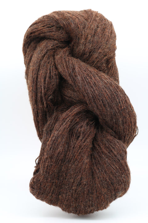 Sveitagarn - Mohair, Merino, Alpakka og Nælon - 250 gr. Súkkulaðibrúnn