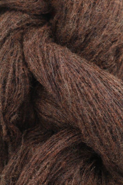 Sveitagarn - Mohair, Merino, Alpakka og Nælon - 250 gr. Súkkulaðibrúnn