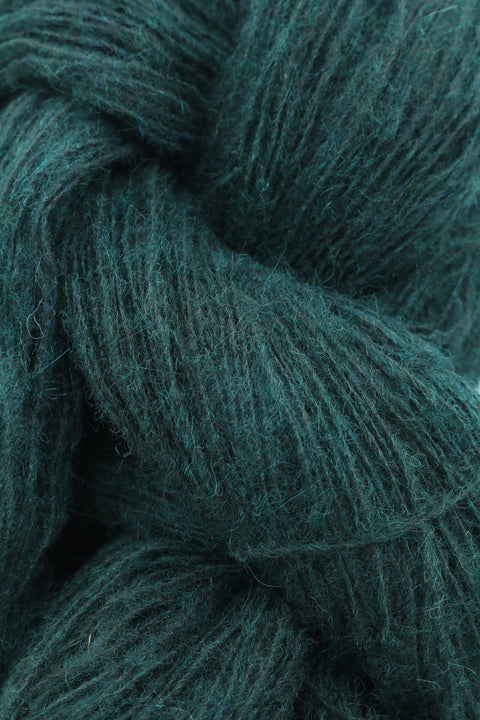 Sveitagarn - Mohair, Merino, Alpakka og Nælon - 250 gr. Flöskugrænn