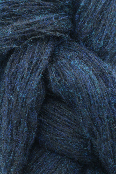 Sveitagarn - Mohair, Merino, Alpakka og Nælon - 250 gr. Bensínblár