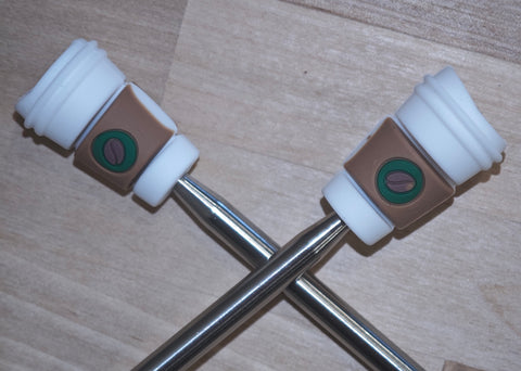 Hlíf á prjónaodda Kaffibolli hvítur