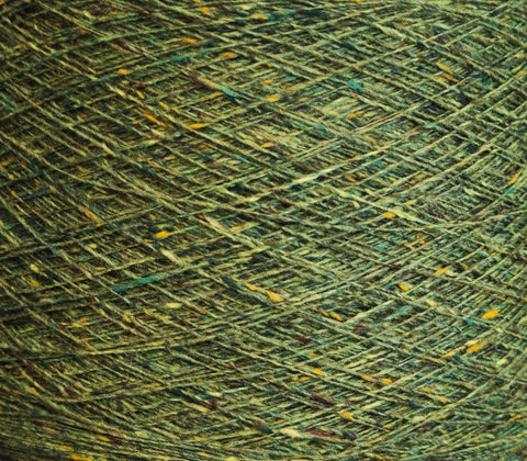 Lauren 100% Merino tweed garn. Grasgrænn.