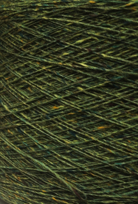 Lauren 100% Merino tweed garn. Grasgrænn.