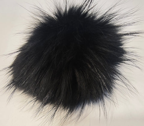 Dúskar ekta refaskinn með smellu 5 litir 13-16 cm.