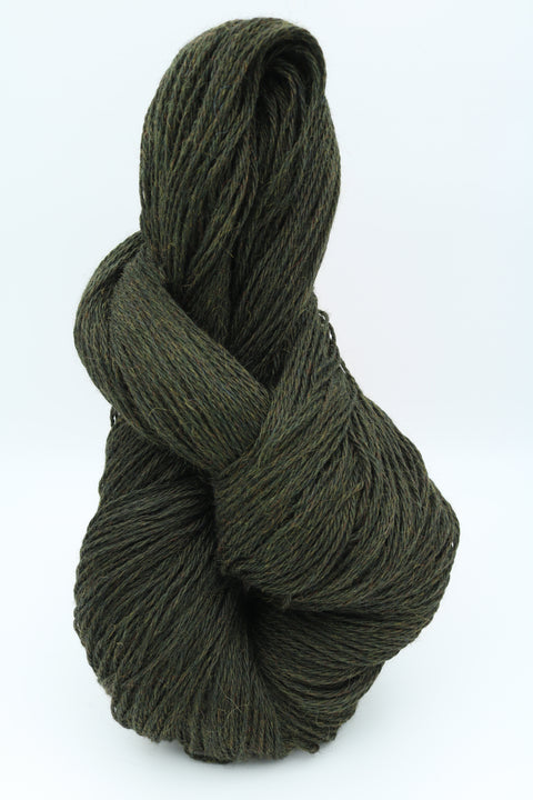 Baby Alpakka Suri - 80% Baby Alpakka og 20% Suri Alpakka - 250 gr. Nr.15 - Dökkgrænn.