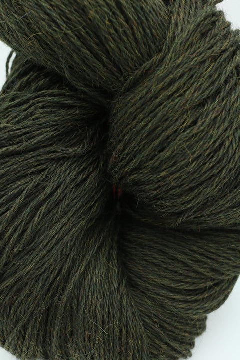 Baby Alpakka Suri - 80% Baby Alpakka og 20% Suri Alpakka - 250 gr. Nr.15 - Dökkgrænn.