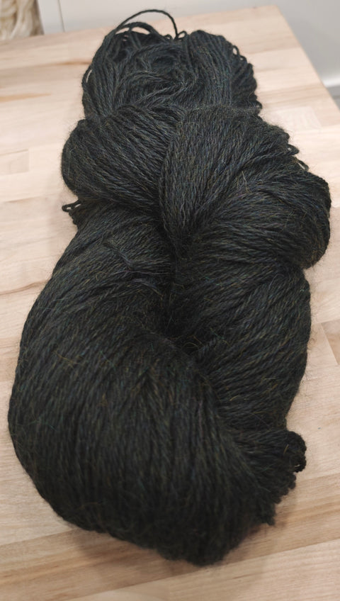 Baby Alpakka Suri - 80% Baby Alpakka og 20% Suri Alpakka - 250 gr. Djúp hafgrænn.